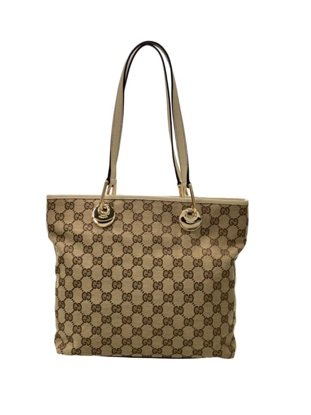 Gucci Tote Shoulder Bag GG Pattern Canvas